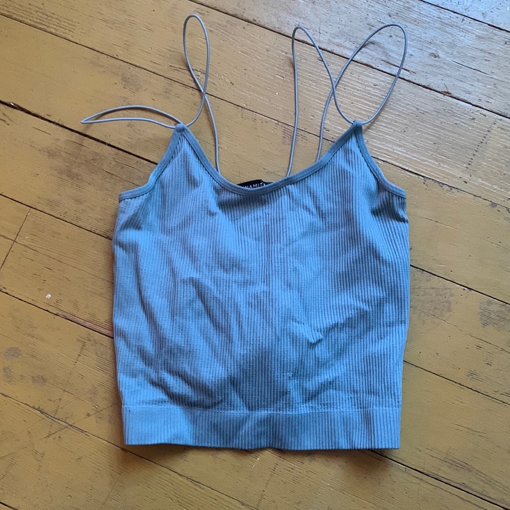 dynamite ribbed crop top